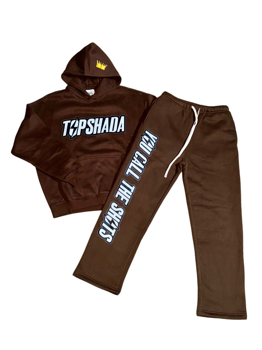 Topshada Sweatsuit (Chocolate)
