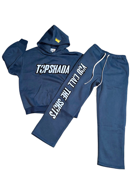 Topshada Sweatsuit (Slate Blue)